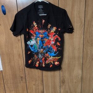 Justice League Black Graphic T-Shirt